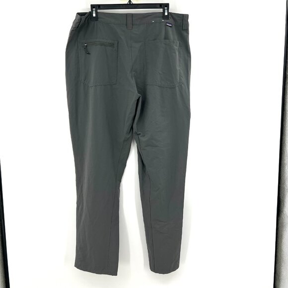 Patagonia Charcoal Gray Nylon Hiking Pants Men's 38 - Picture 4 of 8